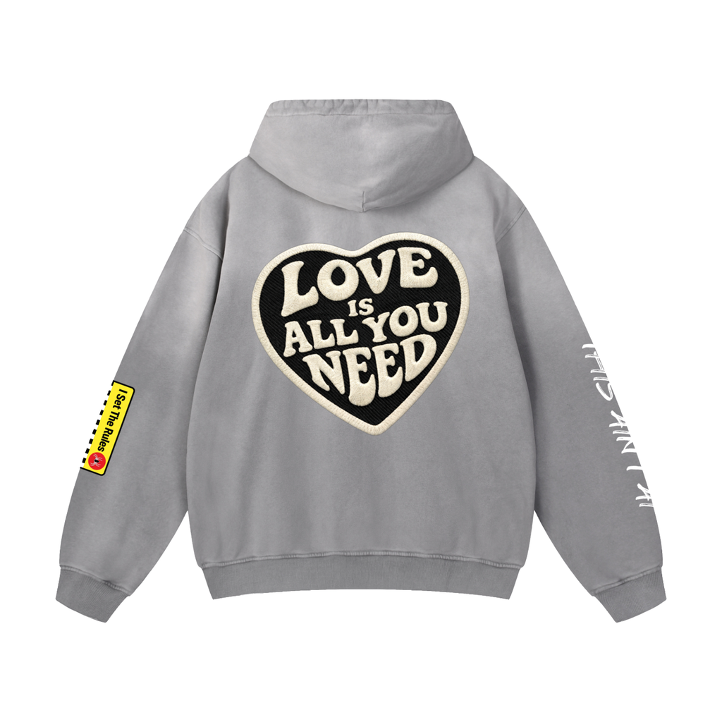 Sudadera con capucha extragrande "Esto no es IA"