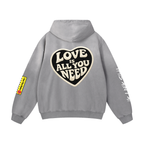 Sudadera con capucha extragrande "Esto no es IA"