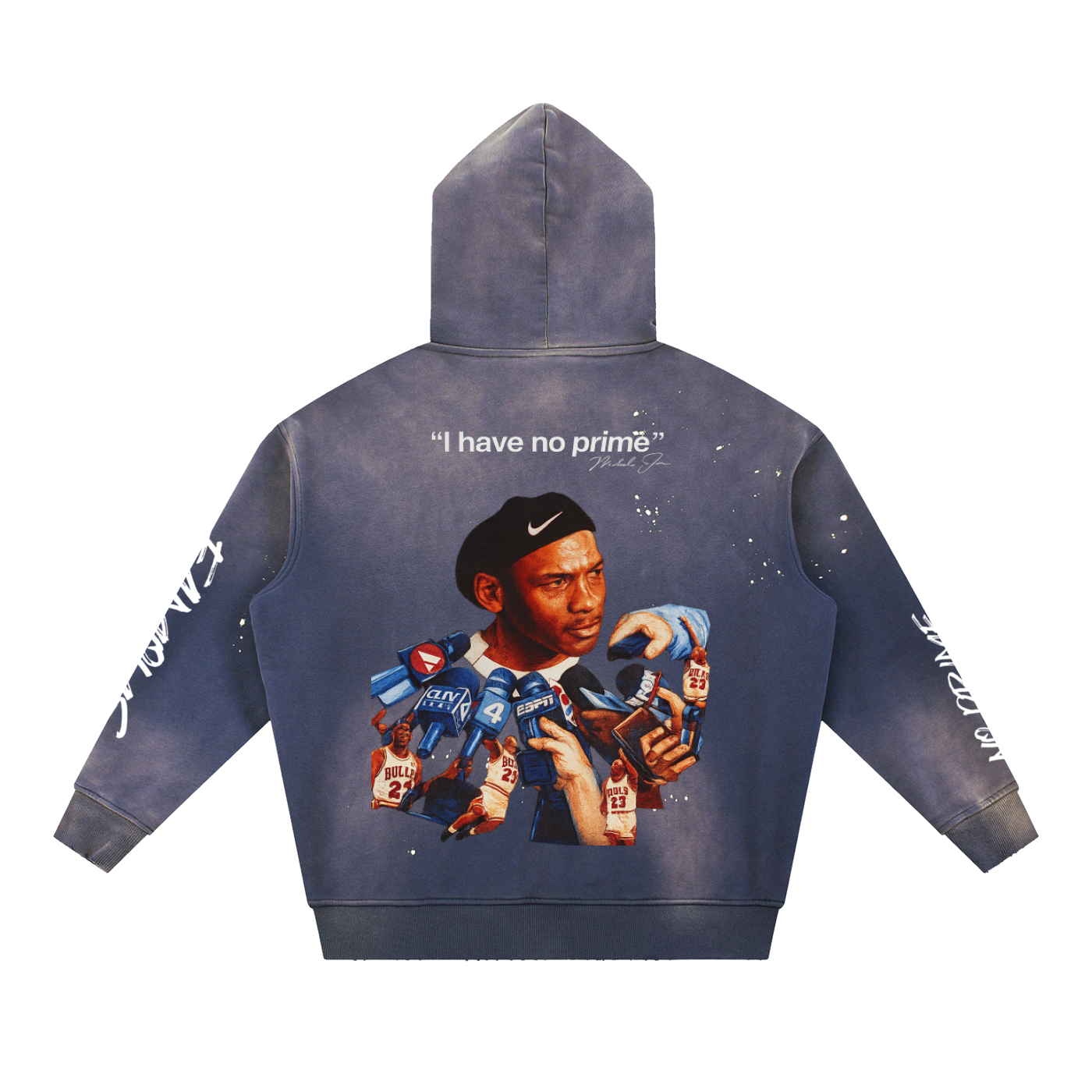 "No Prime" Washed Hoodie
