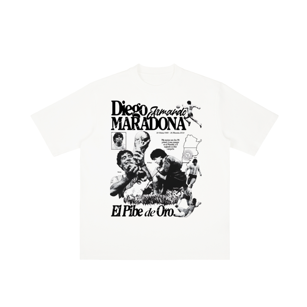 Camiseta de peso pesado "El Pibe" 