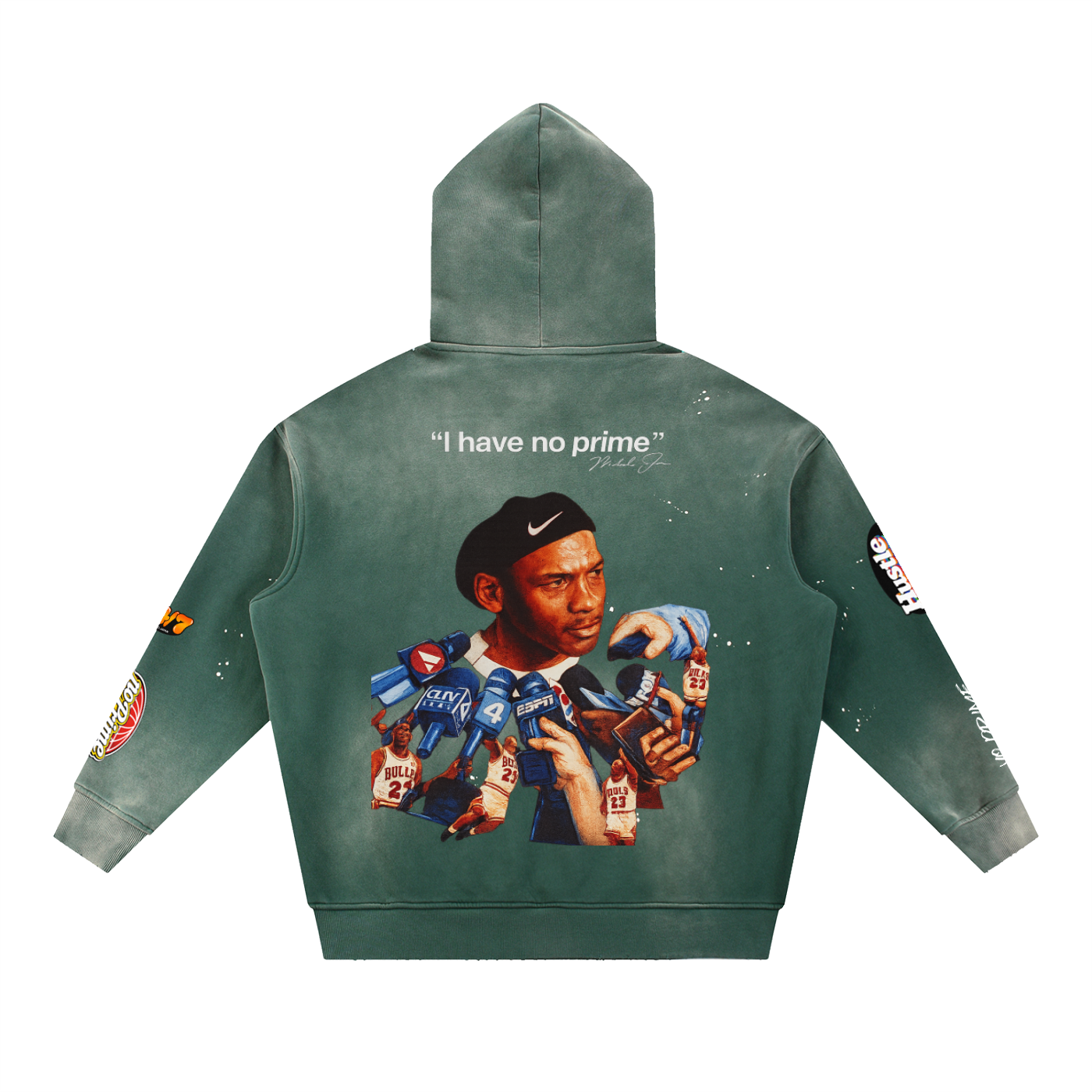"No Prime" Washed Hoodie