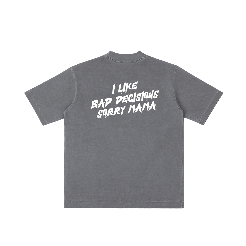 Camiseta de peso pesado "Sorry Mama" 