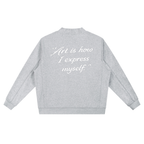 "Art" Sweat Cardigan