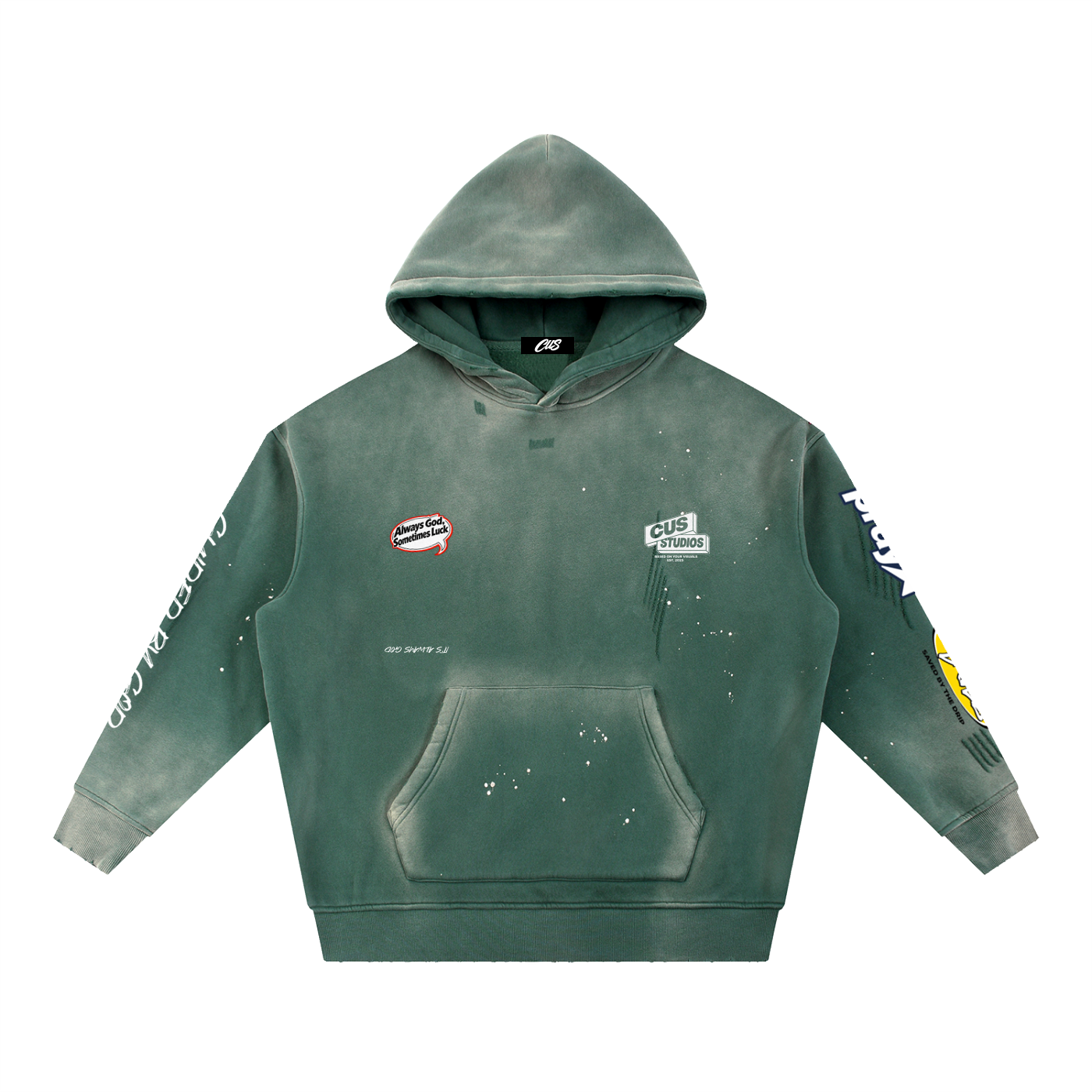 "Always GOD" Washed Hoodie