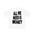 Camiseta de peso pesado "Sin dinero no hay diversión"