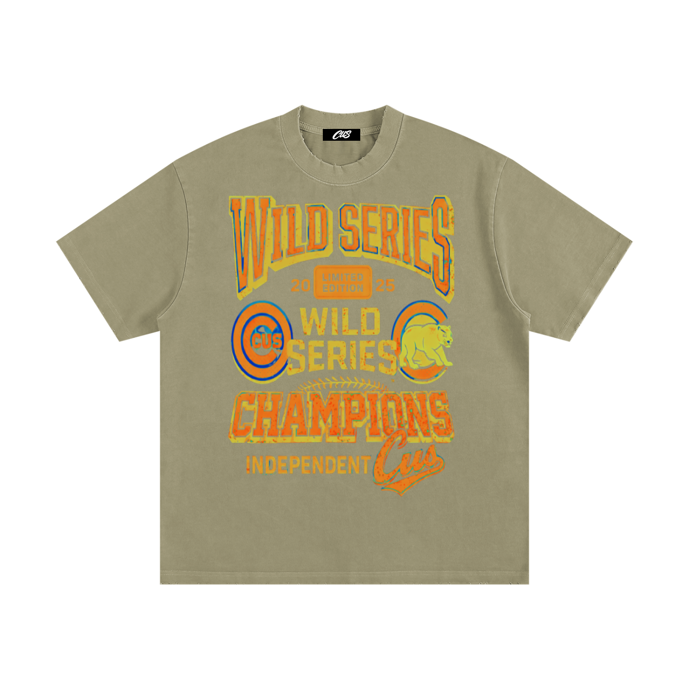 "Wild Series" Vintage Washed T-Shirt