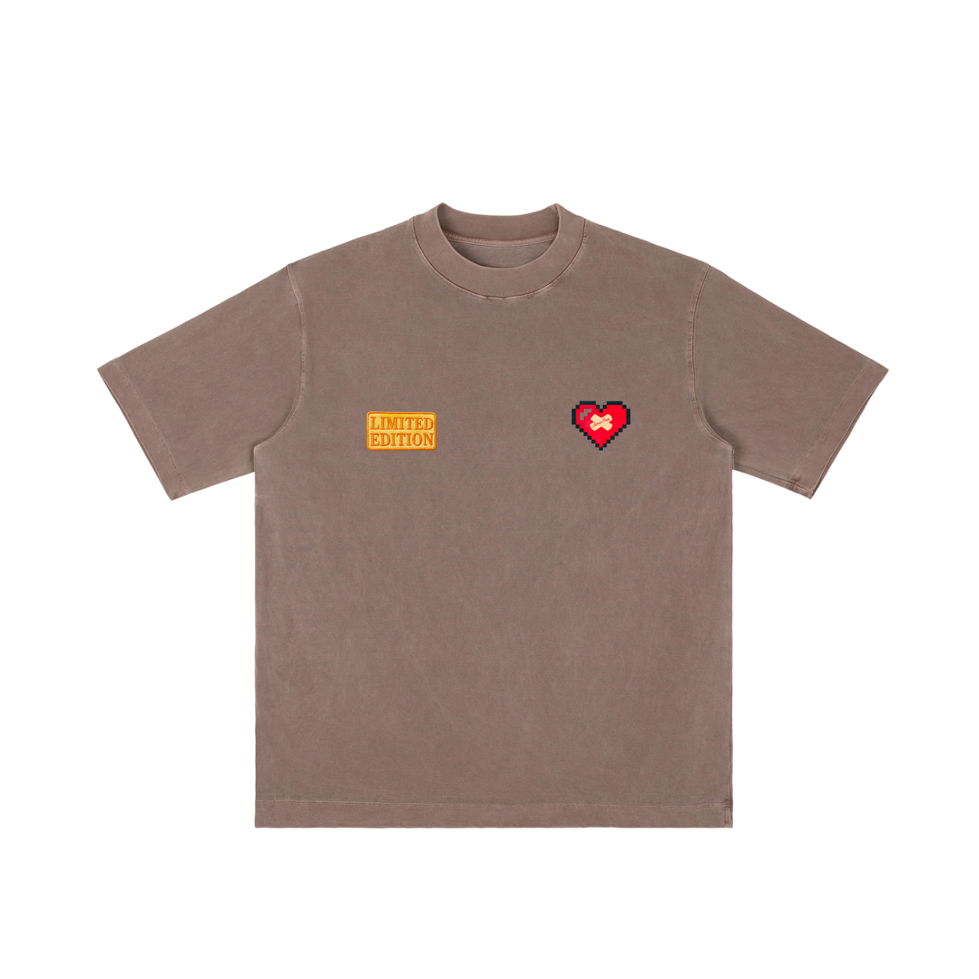 Camiseta vintage con hombros caídos y lavado