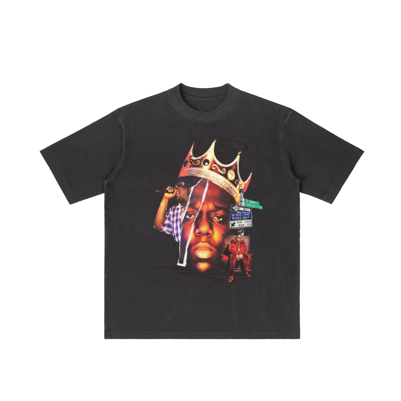 Camiseta de peso pesado "Notorious" 