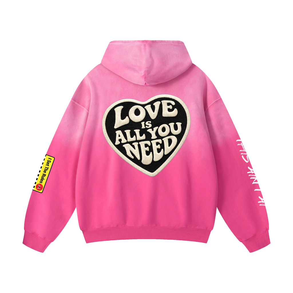 Sudadera con capucha extragrande "Esto no es IA"