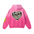 Sudadera con capucha extragrande "Esto no es IA"