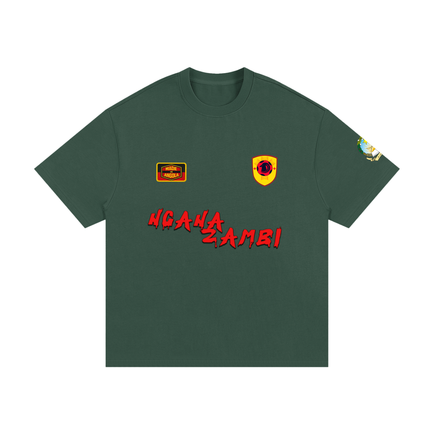 Camiseta de peso pesado "Angola" 