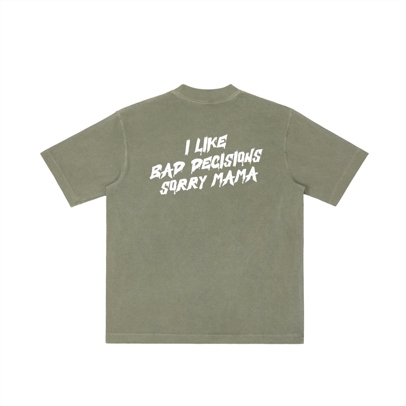 Camiseta de peso pesado "Sorry Mama" 