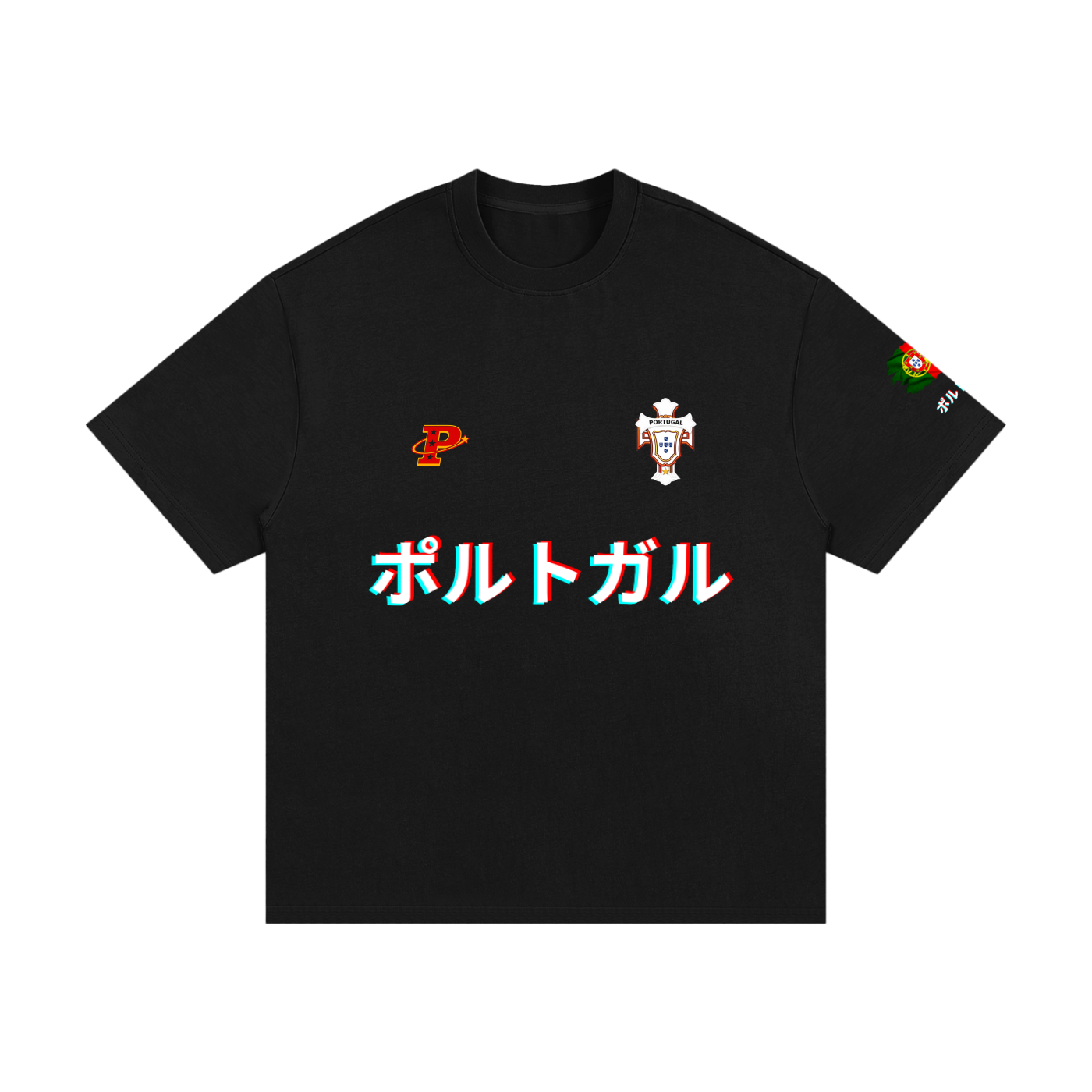 Camiseta pesada "Portugal" 