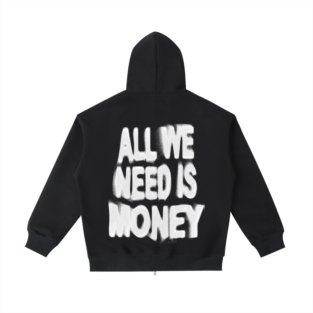 Sudadera con capucha pesada "Money"