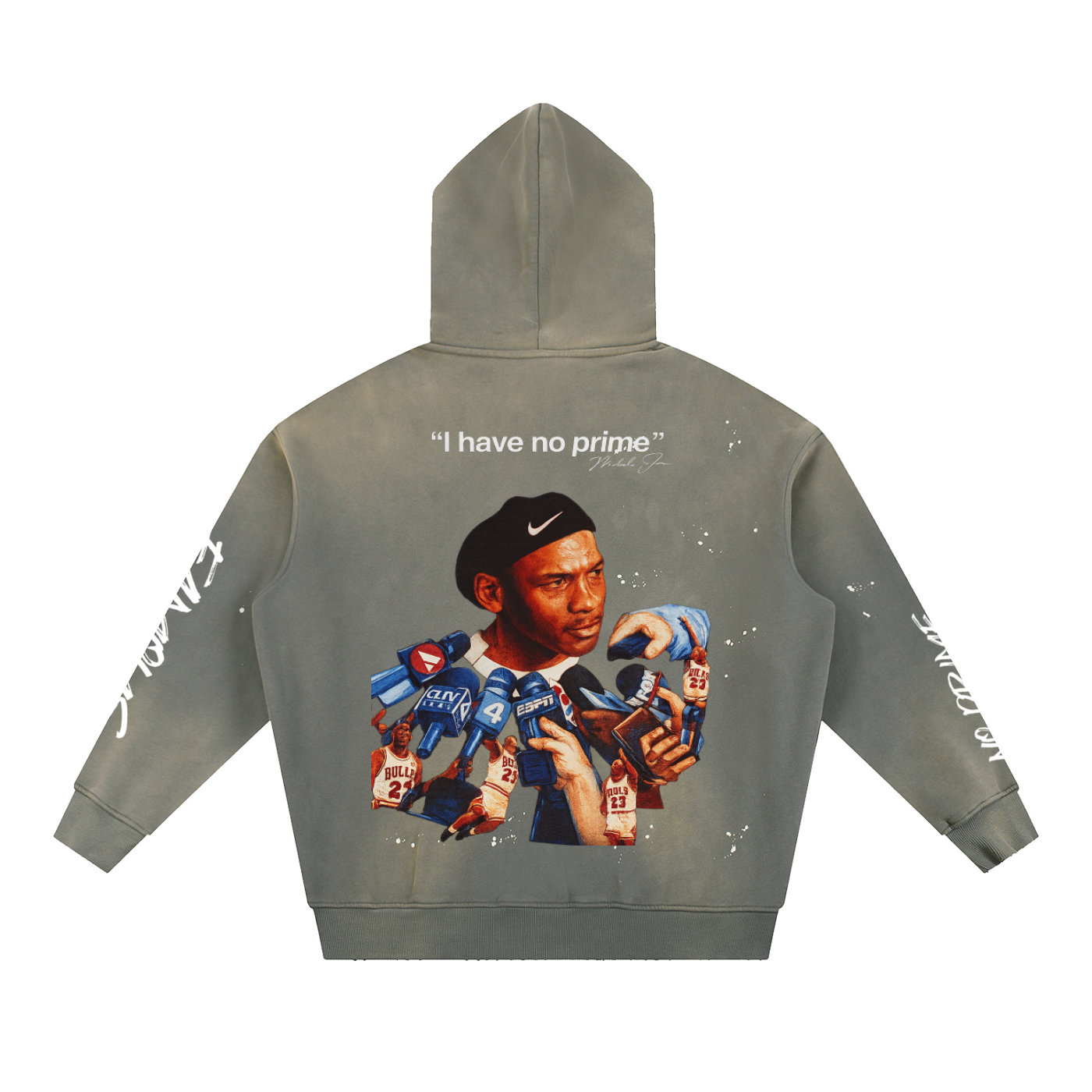 "No Prime" Washed Hoodie